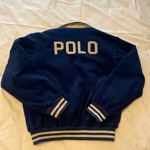 Polo by Ralph Lauren Men's Navy Varsity Jacket